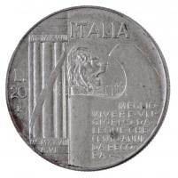 Olaszország 1928R 20L Ag "Az I. Világháború végének 10. évfordulója" (19,98g) T:2 patina /...