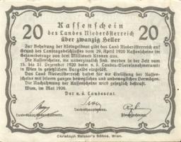 Német Birodalom/Weimari Köztársaság 1920-21. 6klf db szükségpénz T:I + Ausztria 1920. 20H (1x) T:II+