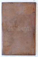 DN "Stephanus Rex" Szent István király portréját ábrázoló, jelzett Ag emlékplakett fóliába...