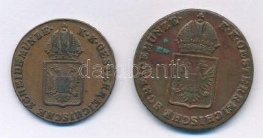 1816B 1/2kr Cu + 1816B 1kr Cu T:2,2-
Krause KM#2110, KM#2113