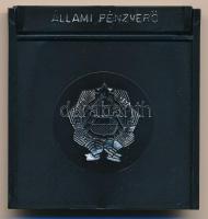 1981. "Naptár" Ag bélyegérem "Állami pénzverő" feliratú műanyag tokban (0.835/37...