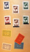 1921-1962 Magyar kiállítási és egyéb levélzárók több mint 1.000 klf. darabos gyűjteménye albumban / ...