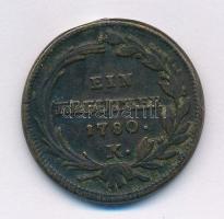 1780K 1kr Cu "Mária Terézia" T:2-