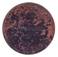 Ausztria 1858V 1kr Cu T:3
Austria 1858V 1 Kreuzer Cu C:F
Krause KM#2186