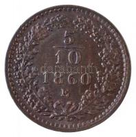 1860E 5/10kr Cu T:2