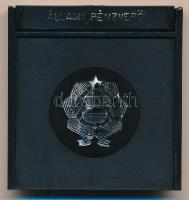 1981. "Naptár / Űrrepülés" sárgaréz bélyegérem ÁPV műanyag tokban (22x37mm) T:1 (PP)