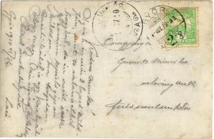 1914 Osztrák-magyar katonai repülőgép Győrnél / WWI Austro-Hungarian K.u.K. military aircraft in Győ...