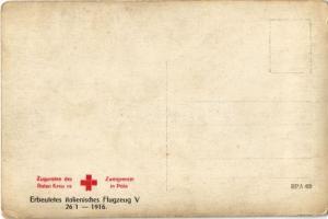 1916 Erbeutetes italienisches Flugzeug V. 26/1. Zugunsten des Roten Kreuzes Zweigverein in Pola / WW...