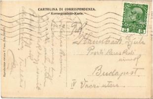 1912 SMS Erzherzog Friedrich az Osztrák-Magyar Haditengerészet pre-dreadnought (Linienschiffe) csata...