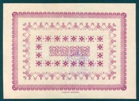 Kaposvár 1945. Pénztári utalvány 100P-ről, tinta aláírással T:I