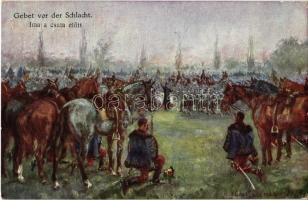 Gebet von der Schlacht / Ima a csata előtt / WWI Austro-Hungarian K.u.K. military, prayer before the battle. B.K.W.I. 259-28. s: Gassner