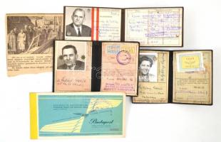 Sziklay László főiskolai tanár hivatalos levelezése, igazolványai cipősdobozban