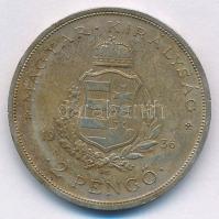 1936. 2P Ag "Liszt Ferenc" T:1- patina Adamo P7.3