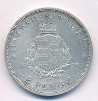 1936. 2P Ag "Liszt Ferenc" T:2,2- Adamo P7.3