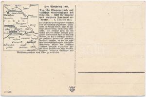 Lieb' Vaterland magst ruhig sein! Deutsche Ulanenattacke auf russ. Gardeschützen b. Opatów. 300...