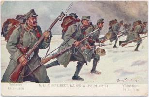 Weltkrieg 1914-1916 - K.u.K. Inft.-Regt. Kaiser Wilhelm Nr. 34. Verlag K.u.K. Kmdo. der 27. Inf. Trp. Dion. / WWI Austro-Hungarian military infantry regiment s: Hans Larwin (EK)