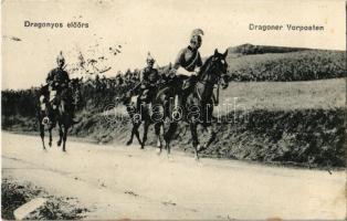 1914 Dragonyos előőrs / Dragoner Vorposten / WWI Austro-Hungarian K.u.K. military, dragoon outpost, vanguards (fl)