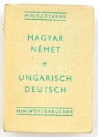 Magyar-német miniszótár/Ungarisch-Deutsch Miniwörterbücher. Bp., 1978, Terra. Német és magyar nyelven. Kiadói papírkötés.