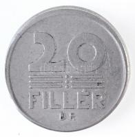 1967. 20f Al technológiai hibás veret (félrecsúszott veret) T:2-
Adamo F4.2