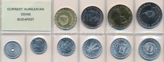 1986. 2f-20Ft (10xklf) érmés forgalmi sor fóliatokban T:1
Adamo FO19