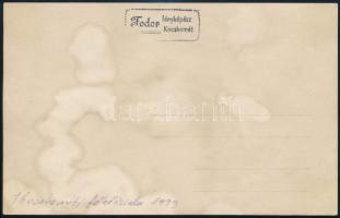 1933 Kecskemét, főzőiskola, fotólap Fodor műterméből, 9×14 cm