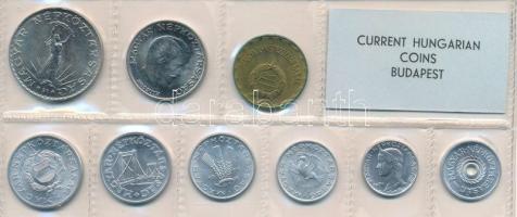 1971. 2f-10Ft (9xklf) érmés forgalmi sor fóliatokban T:1- kis patina Adamo FO4