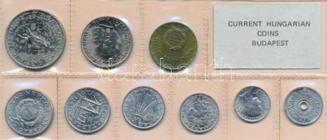 1977. 2f-10Ft (9xklf) érmés forgalmi sor fóliatokban T:1- Adamo FO10