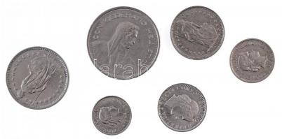 Svájc 1968-1974. 5r-5Fr (6xklf) T:1-2 Switzerland 1968-1974. 5 Rappen - 5 Francs (6xdiff) C:UNC-XF
