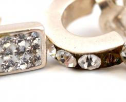 Ezüst (Ag) 2 pár jelzett fülbevaló 2,8 g