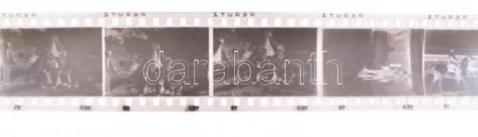 II. világháborús katonai kisfilm negatívok, kb. 30 kocka