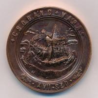 Peternák Gusztáv (1928-2003) 1985. ""Keszthelyi Éremgyűjtő Csoport / Csobánc vára" Br...