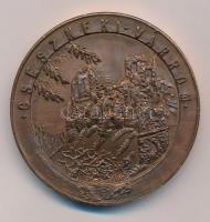 Peternák Gusztáv (1928-2003) 1983. "Keszthelyi Éremgyűjtő Csoport / Cseszneki Várrom" Br e...