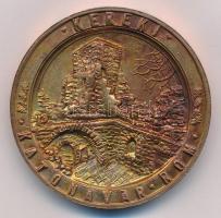 Peternák Gusztáv (1928-2003) 1984. "Keszthelyi Éremgyűjtő Csoport / Kereki vár" Br emlékér...