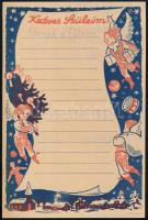 Corvin Áruház gyerekeknek szóló játékmegrendelő kétoldalas nyomtatványa + Corvin Áruház megrendelő k...