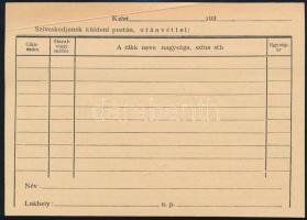 Corvin Áruház gyerekeknek szóló játékmegrendelő kétoldalas nyomtatványa + Corvin Áruház megrendelő k...