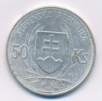 Szlovákia 1944. 50K Ag "Függetlenség 5. évfordulója" T:2 felületi karc
Slovakia 1944. 50 ...