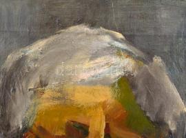 Klie Zoltán (1897-1992): Nagy László költő arcképe, olaj, vászon, restaurált. 52x42 cm