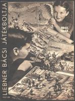 1941-1942 Liebner Bácsi Játékboltja, képekkel gazdagon illusztrált játékkatalógus, 32p