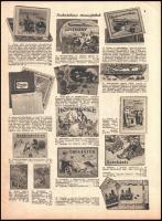 1941-1942 Liebner Bácsi Játékboltja, képekkel gazdagon illusztrált játékkatalógus, 32p