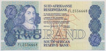 Dél-Afrika 1983-1990. 2R T:I-  South Africa 1983-1990. 2 Rand C:AU Krause#118d