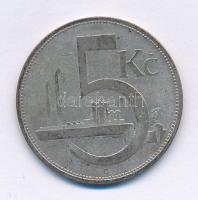 Csehszlovákia 1930. 5K Ag T:3 Czechoslovakia 1930. 5 Korun Ag C:F Krause KM#11
