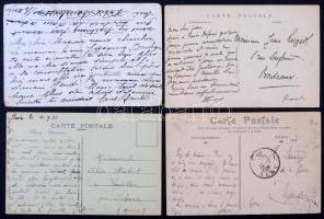 Párizs: Kb. 750 db főleg régi képeslap dobozban / Paris: Cca. 750 mostly pre-1950 postcards in a box