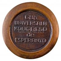 1983. "68. Nemzetközi Eszperantó Kongresszus / Budapest" Br emlékérem (67mm) T:2
1983. &q...