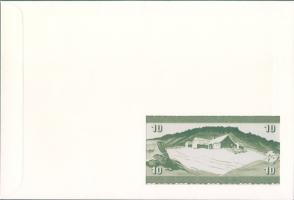 Feröer szigetek 1949. 10K dekoratív bankjegyes, bélyeges borítékon T:I