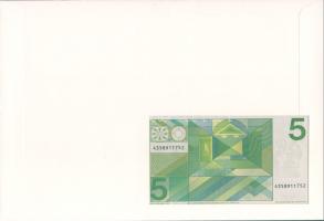 Hollandia 1973. 5G dekoratív bankjegyes, bélyeges borítékon T:I