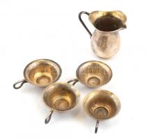 Ezüst (Ag) 6 db jelzett baba étkészlet 43 g