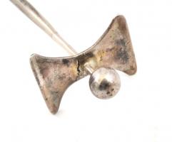 Antik ezüst (Ag) késbak. Buda, 1824, Jelzett, mesterjegyes. 29 g