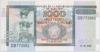 Burundi 2009. 1000Fr T:I  Burundi 2009. 1000 Francs C:Unc Krause#46