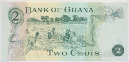 Ghána 1977. 2C T:I 
Ghana 1977. 2 Cedis C:UNC Krause 14.c