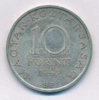 1948. 10Ft Ag "Széchenyi" T:3 patina, kis ph. Adamo EM2